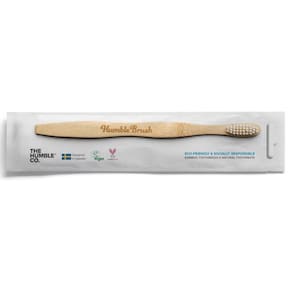 Escova Dental Anatômica Adulto Mix Macia The Humble - Veg