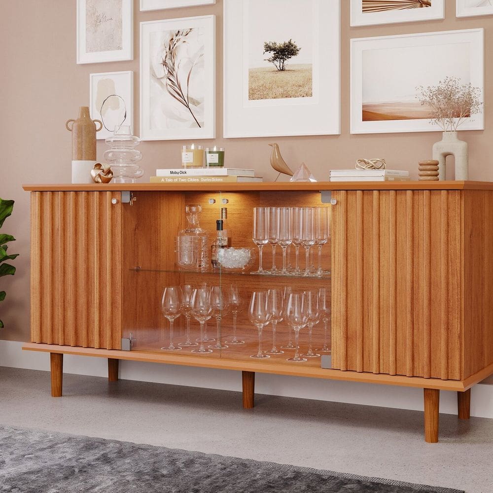 Buffet para Sala de Jantar Janice 78x165x45,3cm Cinamomo