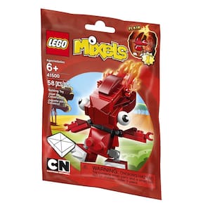 Conjunto de construção LEGO Mixels 41500 Flain com elemento de chama