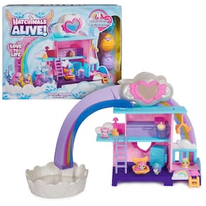 Playset Toy Hatchimals Alive Hatchi-Nursery com 4 minibonecos