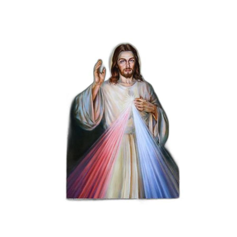 Placa Decorativa Jesus Misericordioso 18X27Cm