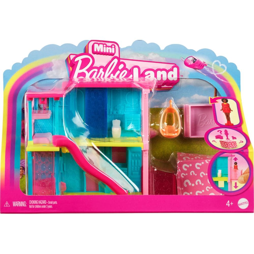 Conjunto de casas de bonecas Barbie Mini BarbieLand com Dreamhouse & Acces.