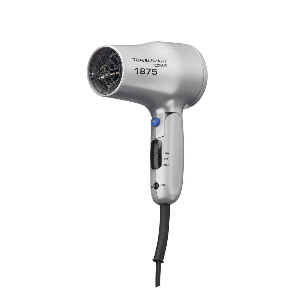 Secador de cabelo Conair Compact 1875W com alça dobrável de dupla tensão
