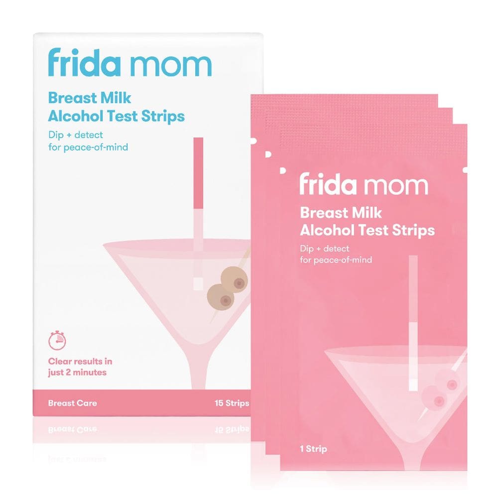 Tiras de teste de álcool Frida Mom para leite materno 15 quilates