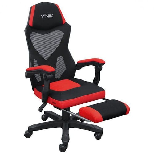 Cadeira Gamer Vinik Rocket Preta Com Vermelho - Cgr10Pvm - Preto