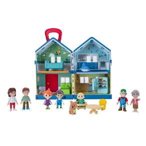 Playset CocoMelon Deluxe Family House com música e sons