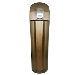 Garrafa 500ml Térmica Aço Inox Inquebrável Dourado