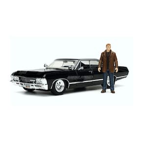 Carro fundido sob pressão Jada Toys Supernatural 1967 Chevy Impala 1:24