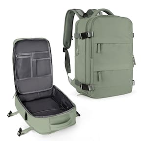 Mochila de viagem coowoz Large-L impermeável para mulheres/homens cinza