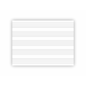 Adesivo Quadro Branco Pautado Pauta Musical 120X64 Cm