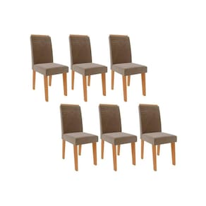 Kit 6 Cadeiras Sala Jantar Taís 6 Un Nature/Joli - Cimol