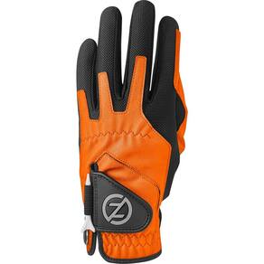 Luva de golfe Zero Friction masculina, mão esquerda, tamanho único, laranja