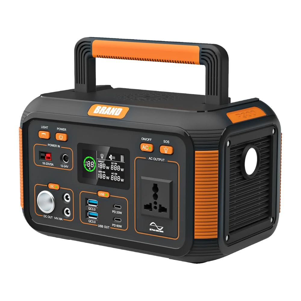 Estação De Energia Power Bank 1000w 120000mah 110v 12v 5v