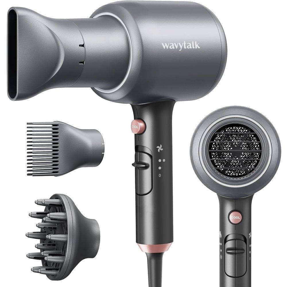 Secador de cabelo com difusor e bocal concentrador 1875W