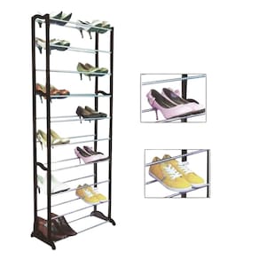 Sapateira Organizadora 20 Pares - Desmontável - Preto - 140x50x16cm