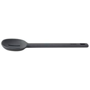 Colher De Servir Perfurada Tramontina Moldê Silicone Cinza