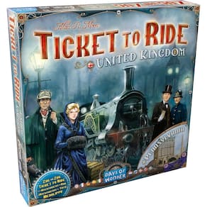 Jogo de tabuleiro Ticket to Ride Reino Unido + Pensilvânia