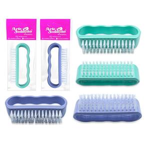 Escova Para Unhas Escovinha Manicure Pedicure Multiuso 1 Und