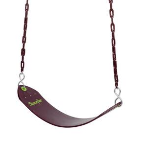 Conjunto de balanço ao ar livre Swing Shurfer Tree com correntes revestidas de borracha