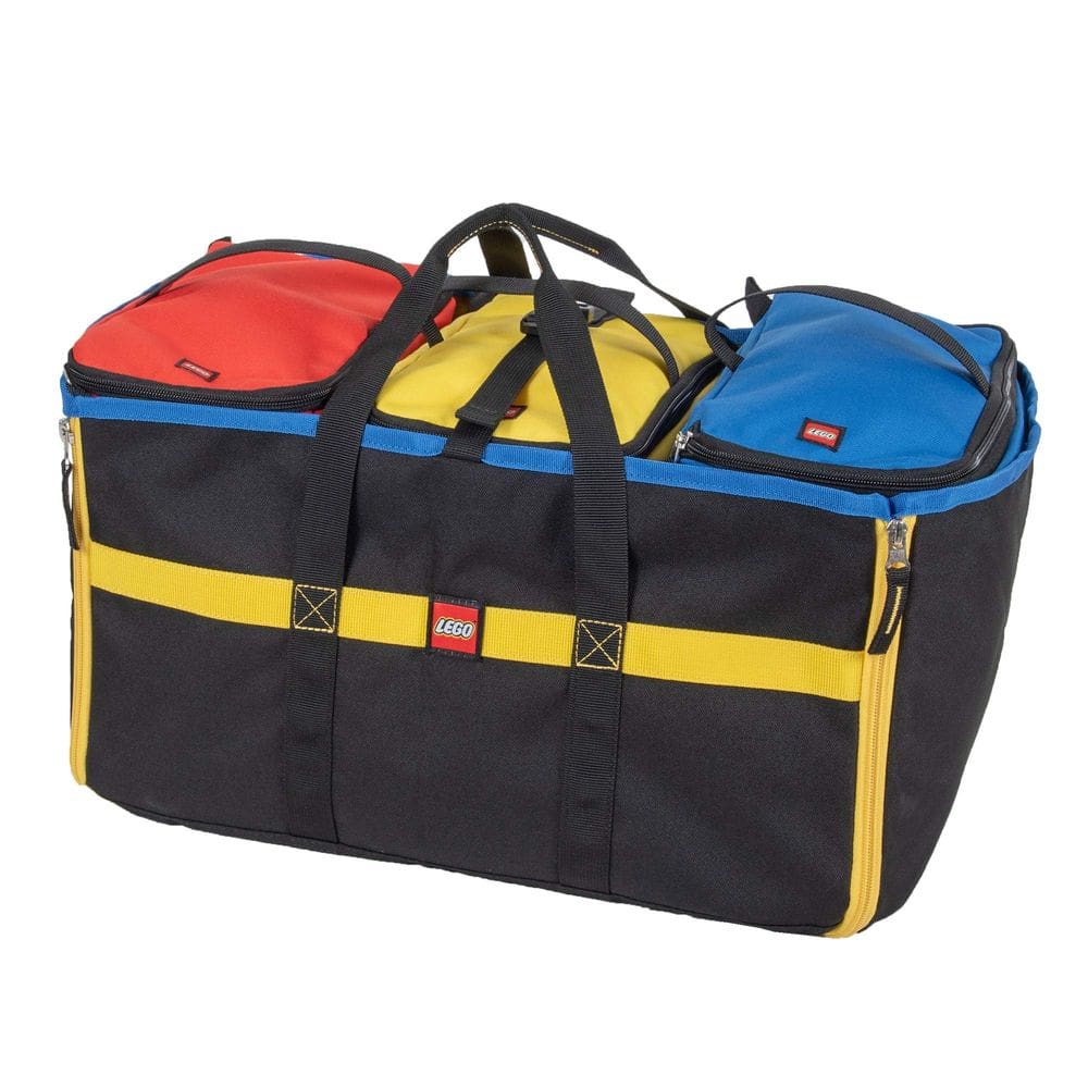 Conjunto de 4 peças de sacola de armazenamento e tapete de jogo LEGO