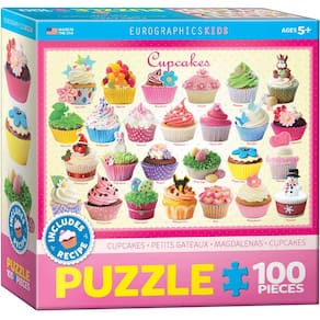 Quebra-cabeça Eurographics Cupcakes de 100 peças