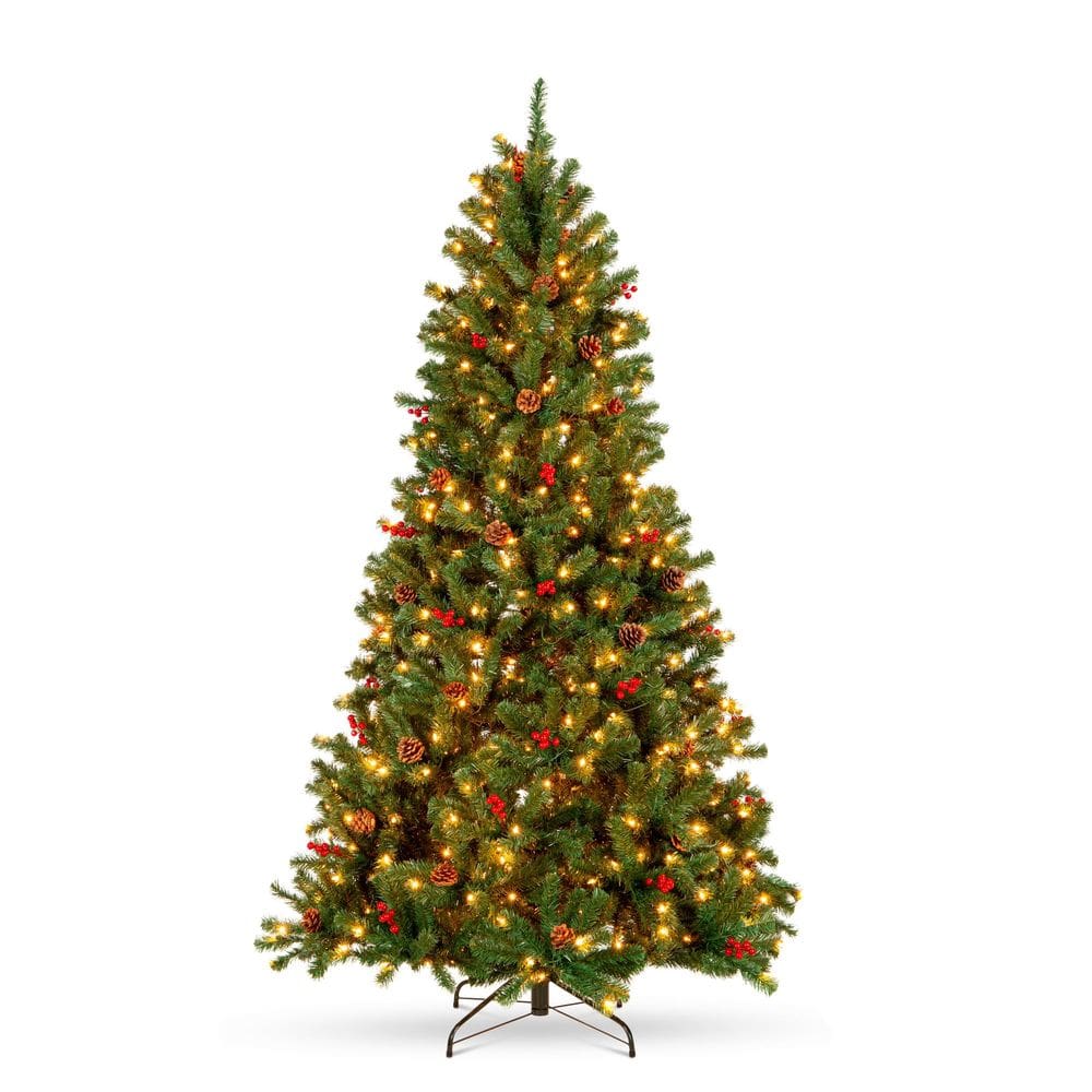 Árvore de Natal Best Choice Products de 1,4 m com luzes e decorações
