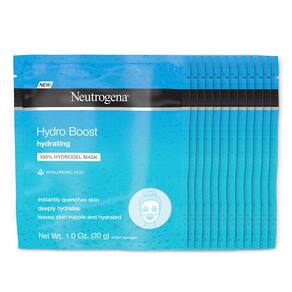 Máscara facial em folha Neutrogena Hydro Boost 100% Hydrogel x12