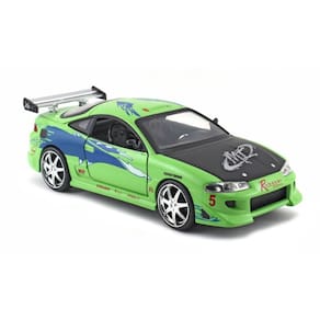 Carro fundido sob pressão Jada Toys Fast & Furious 1:24 Brian`s Eclipse