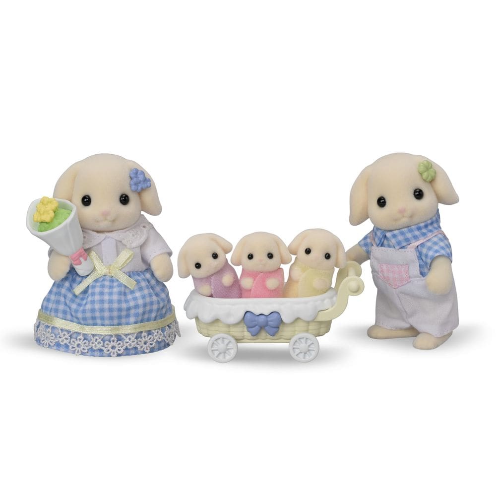 Bonecas colecionáveis Calico Critters Flora Rabbit Family