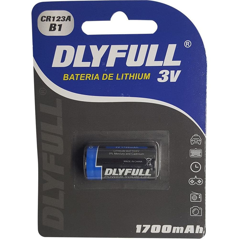 Kit 10 Baterias Cr123A 3V Dlyfull Lithium