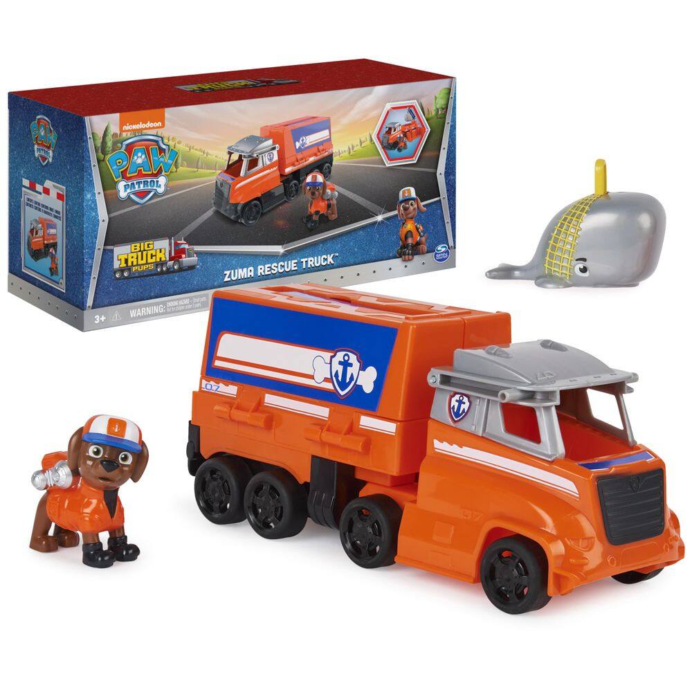 Toy Truck Paw Patrol Big Truck Pup`s Zuma com boneco de ação