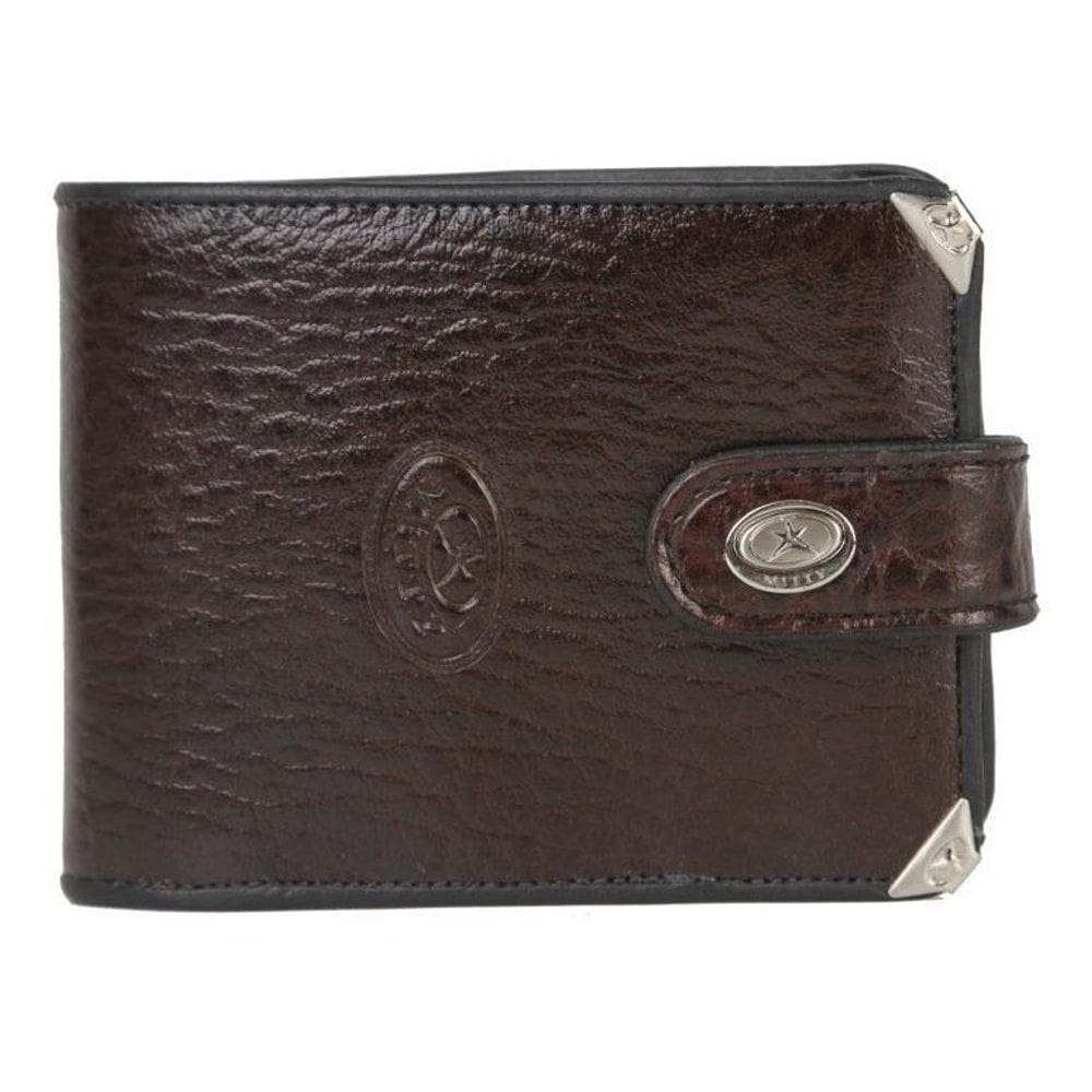 Carteira Mitty Em Couro Café - M2Ef