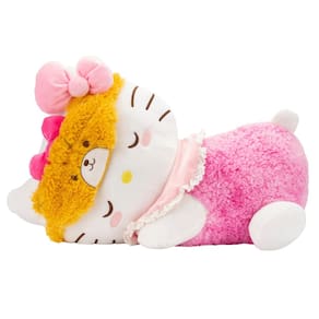 Brinquedo de pelúcia Hello Kitty Sleeping 45 cm com pijama Tie-Dye
