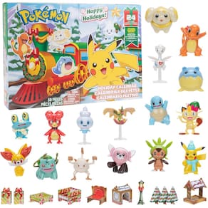 Calendário do Advento Pokémon 2024 com 24 presentes para crianças de 4 anos ou mais