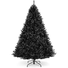Árvore de Natal Best Choice Products, totalmente preta, 1,4 m com 362 pontas