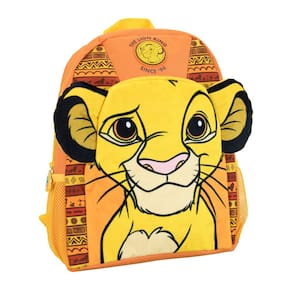 Mochila Disney Lion King Simba para crianças amarela