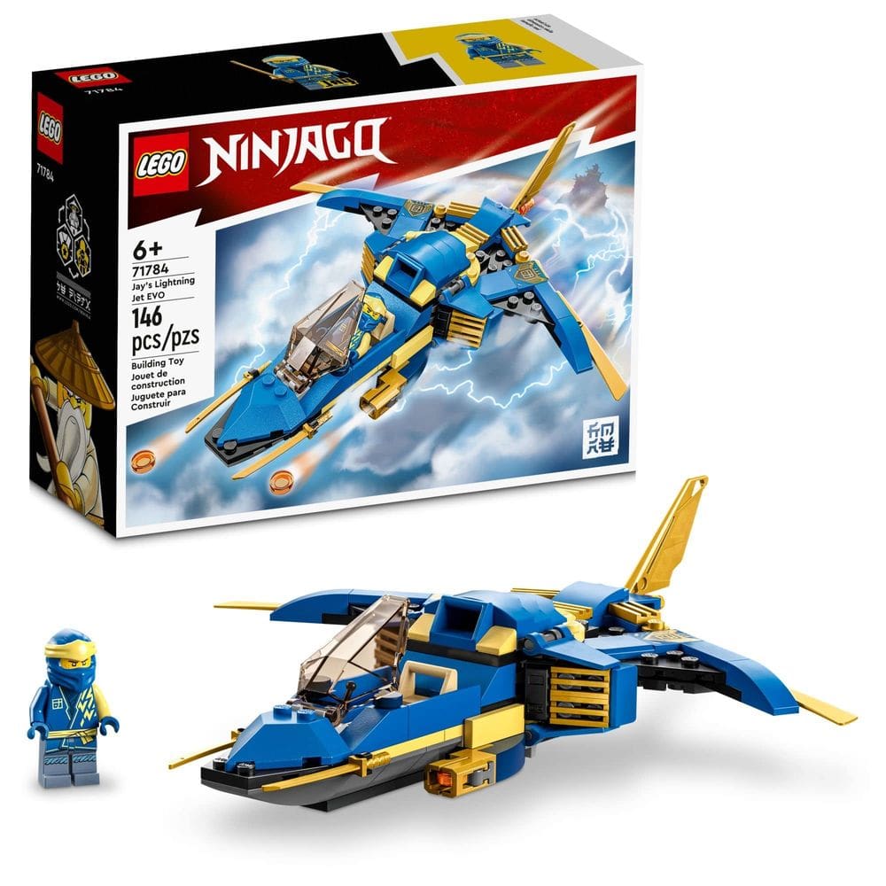 Conjunto de construção LEGO NINJAGO Jay`s Lightning Jet EVO 71784