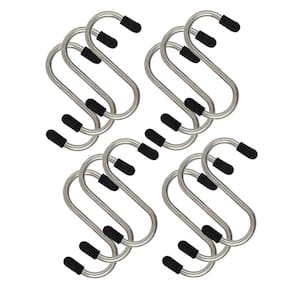 12 Ganchos S Aço Inox Utensílios Cozinha 8cm