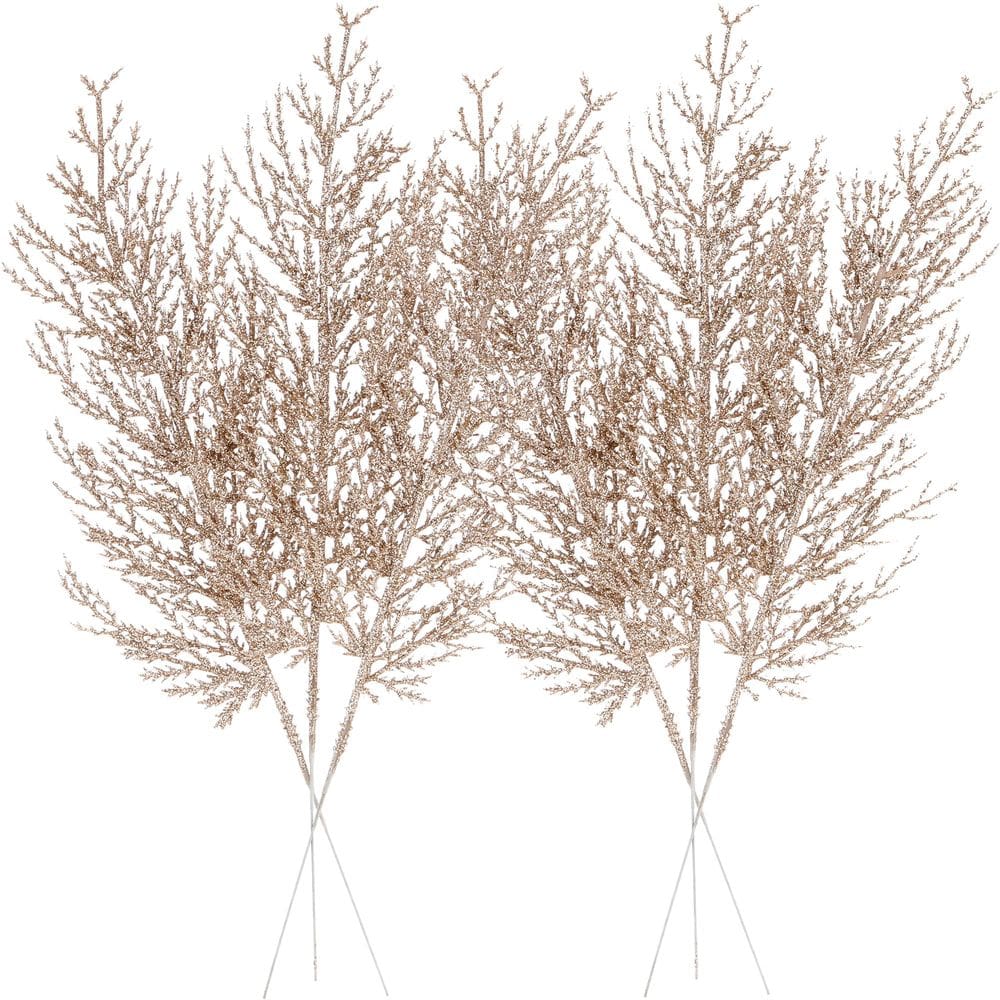 Enfeites de árvore de Natal Sea Team Glitter Pine Twig 14 cm