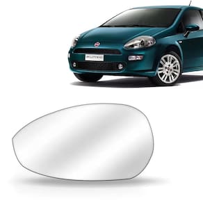 Lente Retrovisor Com Base Punto 07 Em Diante Lado Direito