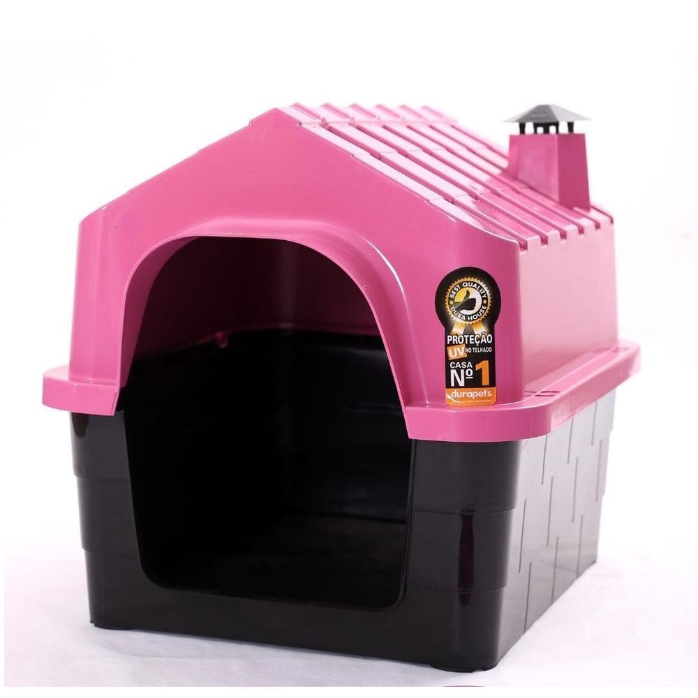 Casinha Para Cães Durapets Nº1 - Rosa