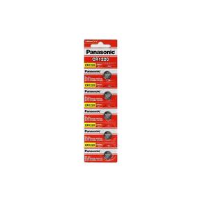 Bateria Cr 1220 Panasonic Cartela com 5 Unidades