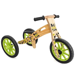 Triciclo 2 em 1 vira bicicleta de Equilíbrio Florestinha