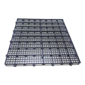 8 Pisos Plástico Preto Estrado 50X25Cm Piso Para Box