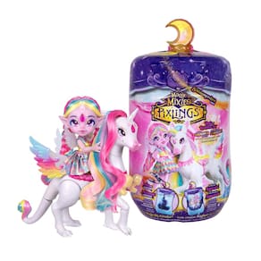 Série Toy Magic Mixies Pixlings Shimmerverse com Unia e Rainbow Star