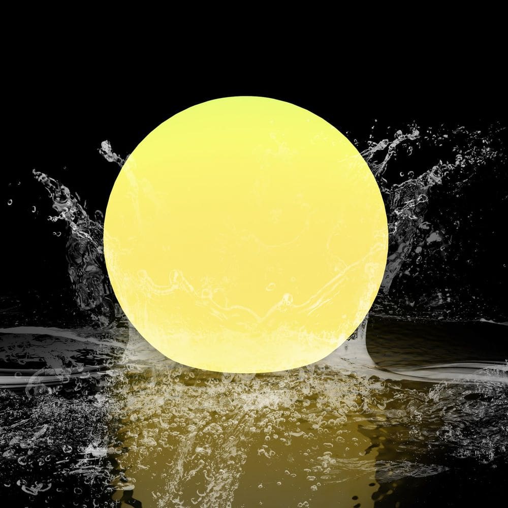 Lâmpada flutuante de globo de piscina JLGCUF IP68 à prova d`água