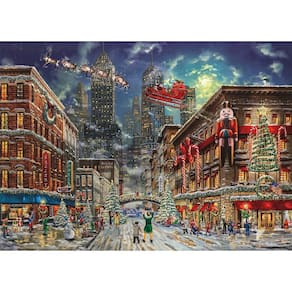 Quebra-cabeça Ceaco Thomas Kinkade Christmas Elf 1000 peças