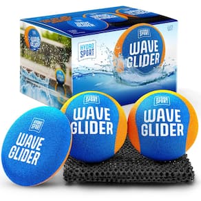 Conjunto de bolas de salto aquático HydroSport Wave Glider com bolsa