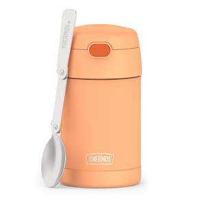 Frasco para alimentos THERMOS FUNTAINER 473ml de aço inoxidável laranja neon