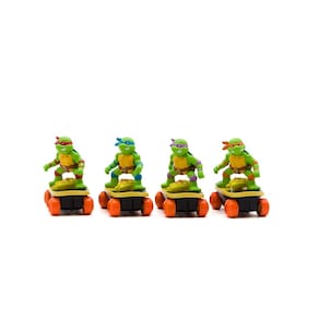 Brinquedo de skate Teenage Mutant Ninja Turtles Switch Kick, pacote com 4